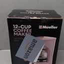 MELLERHOME 12-Cup Pink Coffee Maker - Borosilicate Carafe, Auto-Off, Pink Accessories, Reusable Filter, Anti-Drip, Kitchen Appliances, Keep-Warm Function, Kitchen Dcor
