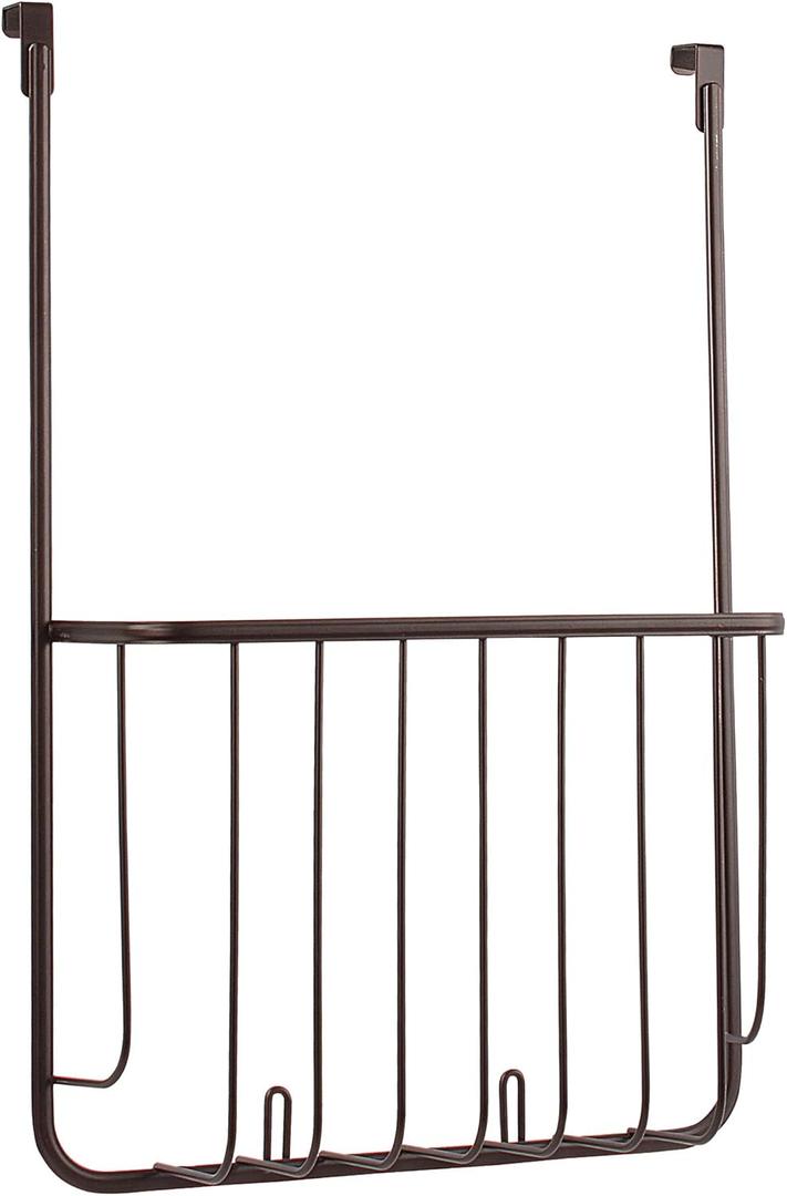 Spectrum Cookie Sheet Organizer, Cutting Board Holder, Bakeware Organizer, Over the Cabinet Door, Bronze