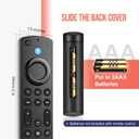 Replacement Remote for FireStick (2nd/3rd Gen), 4K Max, 4K (1st/2nd Gen), Lite, HD, Fit for Fire Smart TV Cube (1st/2nd/3rd Gen), Smart TV 3rd Gen with Voice Control