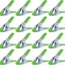 SWANLAKE 16-Piece 6 inch Spring Clamp, Heavy Duty Metal Spring Clamps, Backdrop Clips, 2.4 inch Jaw Opening