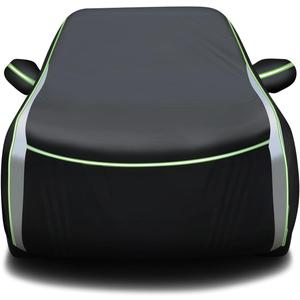 420D Car Cover for BMW X3/X3 M 2003-2024 2025 2026 All Weather SUV Car Covers for X3 Accessories Outdoor Waterproof UV Protection with Zipper & Reflective Safety Strips