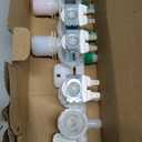 Washer Water Inlet Valve Assembly For Samsung WA49B5205AW WA51A5505AC WA51A5505AV WA52A5500AW WA54A7305AE WA54A7305AV WA54CG7105ADUS WA54CG7105ADUS WA54CG7105AVUS WA55A7300AE WA55CG7100AWUS