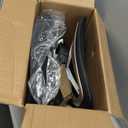 Office Chair for Back & Neck Pain Relief, Virgin Foam Seat, 2D Adjustable Lumbar & 3D Headrest, Flip-Up Armrests, Tilt & Rock for Relaxation, Black/Carbon Fiber