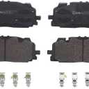 Brembo P85165 Low-Met Front Disc Brake Pad Set AUDI OE# 4K0698151