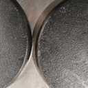 Yes4All Standard Weight Plates, 1-Inch Cast Iron Barbell Weights, Wide Range 540 LB, Ideal for Strength Training & Workout Routine  Set of 4