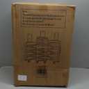 4 Piece Luggage Set PP Hardshell, Expandable Suitcase Set (20/24/28) with 14" Cosmetic Case, Lightweight Spinner Wheels with TSA Lock, Detachable Wheels for Nesting Storage (Pink)