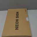 YALLOVE Neon Sign Number 2, Acrylic Light up Number, Large Marquee Number Lights Sign, USB Powered Number Sign for Birthdays Decor, Party Anniversary