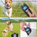 Dog Training Collar with Remote, Waterproof IPX7 E Collar for Dogs, Beep and Vibration Modes, Safe and Humane Training, 2000FT Range, Rechargeable, Fits Small Medium Large Dogs 15120 lbs (Grey)