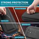 2 x TiMOVO Carrying Case for Nintendo Switch 2 (2025), Large Capacity Protective Hard Shell Portable Travel Case Pouch for Switch 2, with 10 Game Card Slots and Pockets for Console & Accessories, Black
