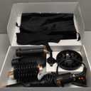 SUPGALIY 5 in 1 Air Styler, High-Speed Blow Dryer Brush, 110, 000 RPM Powerful Hair Dryer & Multi-Styler with Auto-Wrap Curler, Cushion Massager, Oval Brush, Diffuser, Nozzle Attachment