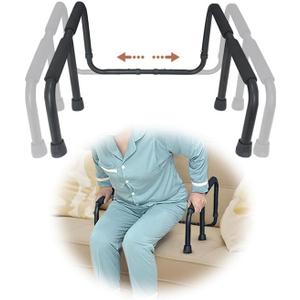 NEPPT Couch Cane Stand Lift Assist for Elderly Standing Aids Supports Assistance Couch Assist Rail Seniors Fall Prevention Devices Grab Bar Portable Chair Cane (Black)