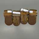 QUMY Dog Shoes for Large Dogs, Medium Dog Boots & Paw Protectors for Winter Snowy Day, Summer Hot Pavement, Water-Resistant in Rainy Weather, Outdoor Walking, Indoor Hardfloors Skid-Resistant Sole (Size 6: 2.6''x3.0''(W*L) (Pack of 4))