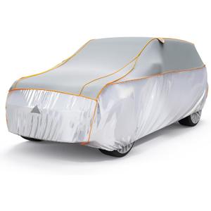 Anti Hail Car Cover, 10-Layer Reinforced Hail Shield Provides Hail Protection, Universal Fit for 191-220" SUV Car Hail Cover Safeguards Your Vehicle from Severe Weather Damage (SUV-2XL(Length 191-200 Inch))