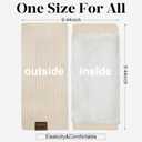 Chalier 3 Pack Neck Warmer for Women Cold Weather Knit Winter Scarf Thick Infinity Neck Gaiter for Men Women (A Pack Red Black Beige)