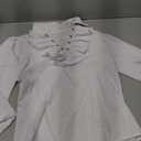 GRACEART Boys Medieval Pirate Shirt Renaissance Colonial Shirt for Kids white 12 (White, S)