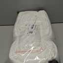 100 Inch Width Curtains 96 Inches Long Pinch Pleat Linen Semi Sheer for Patio Sliding Door Light Filtering Pleated Drapes Back Tab Ivory Beige White Extra Wide 100 x 96 Curtain for Living Dining Room