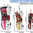 Golf Club Covers Funny Poker Leather Driver Headcover, Fairway Wood & Hybrid, Cool Embroidered Golf Headcovers