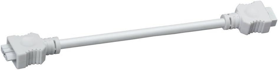 Kichler Under Cabinent Interconnect 9" Cable, Under Cabinent Lighting Accessory in White, 10571WH, (9" L x 1" W)