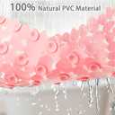 SONGZIMING Pebble Bath Mat for Bathtub to Anti Slip Bathtub Mat in Shower with 16 Inches by 35 Inches (Pink)