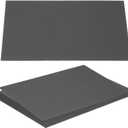 PATIKIL 7x5x0.06" Chipboard Sheets, 10Pcs 60PT Thick Book Board Binders Board Sturdy Bookbinding Supplies for Book Binding Cover, Black
