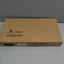 2 in 1 Magnetic Chess Set & Checkers Board Game, 15" Handmade Folding Chess Board, Portable Travel Chess Set, Beginner Chess Board Game for Adults & Kids (15 Inch) (Light Brown)