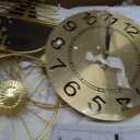 40" Modern Large Wall Clock Decorative Metal Art for Living Room