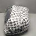 JOEJOY Dog Bed for Large Medium Small Dogs - Rectangle Orthopedic Dog Sofa Bed, Cute Modern Puppy Bed with Jacquard Shaggy Plush & Anti Slip Bottom, 30x24x9inches, Grey