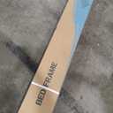 VECELO 14" Queen Size White Metal Platform Bed Frame with Headboard,Premium Steel Slat Support/No Box Spring Needed/Noise-Free/Easy Assembly