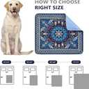 Qeils Washable Pee Pads, Reusable Puppy Pads Super Absorbent Leakproof Dog Training Pads, Non-Slip Wee Wee Pads for Crate, Floor, Potty Pads Feeding Mat Dog Pee 2 Pack 36"x24"