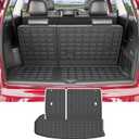 Xipoo Cargo Mat Compatible with 2014-2019 Toyota Highlander Trunk Mat Backrest Trunk Liner Cargo Liner Replacement for 2014-2019 Highlander Accessories