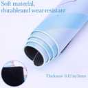 31.5'x31.5' Mahjong Mat for Table, Mahjong Cloth Cover, Mahjong Tablecloth for Poker, Board Games Table Mat, Card Games, Tile Games, Dominoes (Dog) (Pure Blue-dog)