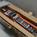 TONDA Low Profile Car Jack, 2.5 Ton (5,000 lb) Hydraulic Trolley Floor Jack for Garage, Home, Shop, Lifting Range 3.35" to 14.57", Orange