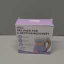 Relief Expert C-Section Hot & Cold Therapy Belly Binder  Reusable Solid Gel Ice Pack with Soft Lycra Cover, Adjustable Abdominal Wrap for Post-Op Recovery and Kicks Protection-Black