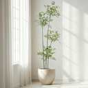 Giegxin 6ft Faux Bamboo Tree Nandina, Artificial Floor Plant, Green
