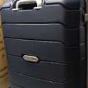 Samsonite Freeform 28-Inch Large Luggage with Dual 360 Spinner Wheels - Checked Suitcase - TSA Lock, Airline-Approved - Lightweight Durable Polypropylene Expandable Hardshell - Navy