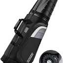 Findway Golf Travel Bags for Airlines with Wheels and ABS Hard Case Top, Protect Your Clubs, Waterproof 1680D Oxford Fabric and Oversize Tank Wheels, Lightweight and Easy to Maneuver