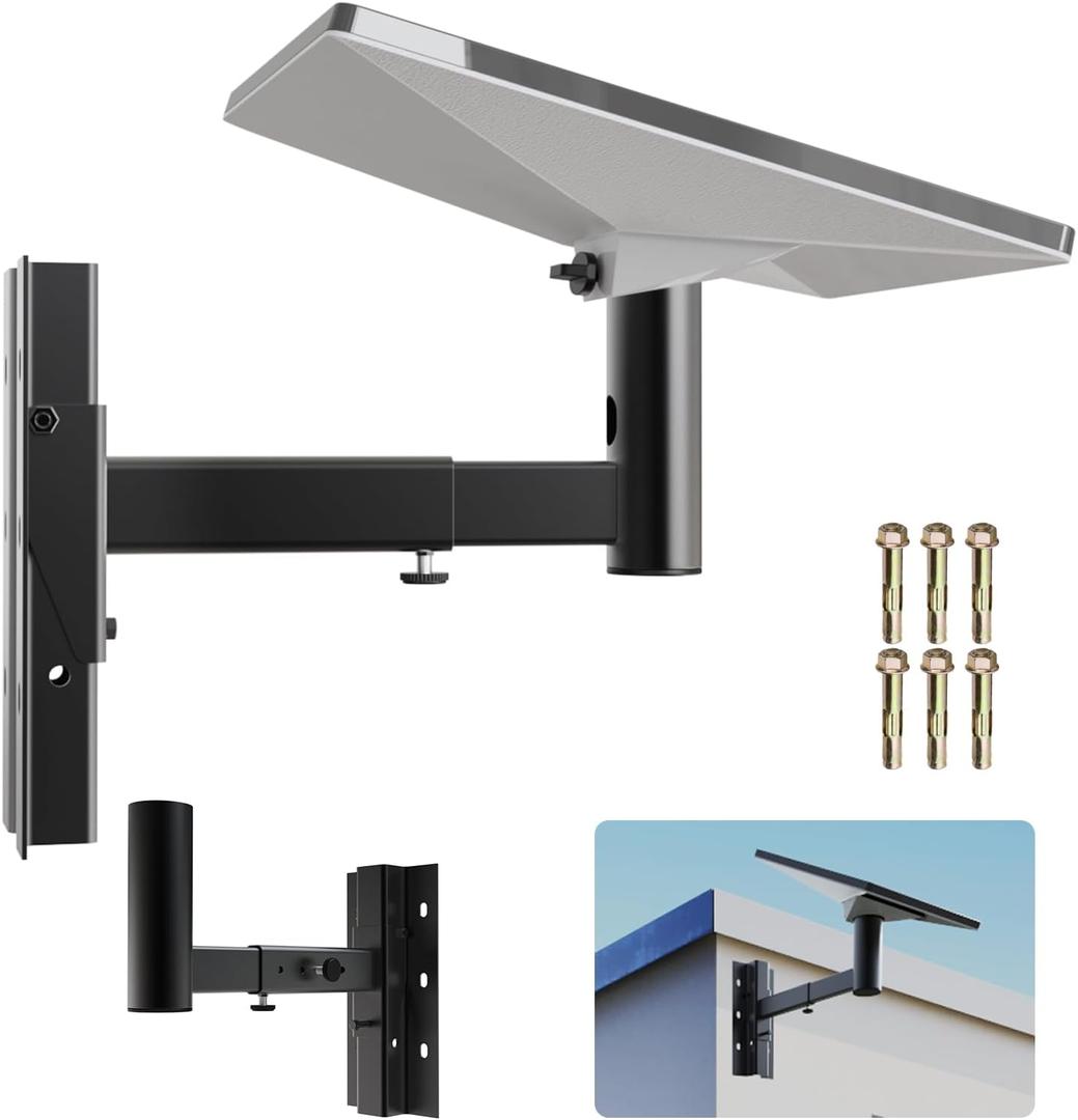 Adjustable Starlink Mini Mount Kit with Adapter - Mounting for Starlink Internet Satellite Adapter for RV/Ladder/Pole/Rack/Roof Starlink Mini Accessories
