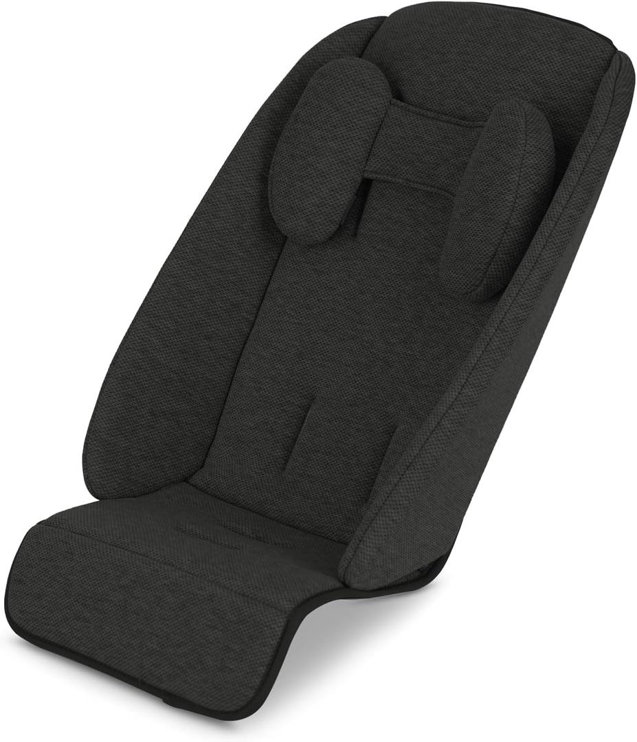 UNIQUIFY Insert Liner Seat Compatible with Uppababy Vista, Vista V2, Cruz, Cruz V2, RUMBLESEAT V2 and RUMBLESEAT V2+ (Black)