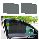4Pcs Car Side Window Sunshade, Car Window Shades, Static Cling Films Stickers to Blocking UV Rays and Protecting Privacy, Reuseable Washable Sun Shade Universal for Cars, Trucks, SUVs