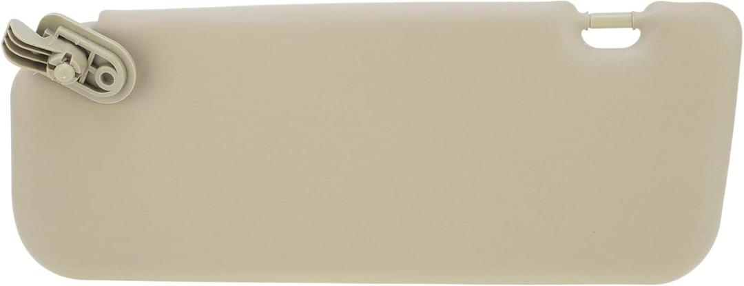 Left Driver Side Sun Visor Fit for Hyundai Accent 1E 2011 2012 2013 2014 2015 Left Side Beige Car Sun Visor Assembly Replace No.852101R000/85210-1R000