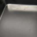 Low Entry Stainless Steel Cat Litter Box for Senior Cats, Metal Shallow Litter Box, Easy Access Kitty Litter Pan Tray, Pet Bathroom Accessories-17.72''Lx 13.78'' W x2.76'' H