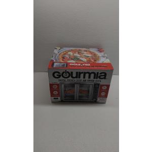 Gourmia Toaster Oven Air Fryer Combo 17 Cooking Presets 1700W French Door Digital Air Fryer Oven 24L Capacity Accessories, Convection Rack, Baking Pan Tray Recipe Book Gtf7655,Large,Stainless Steel