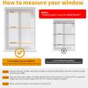 No Tools No Drill 1" Cordless Mini Blinds, Horizontal Light Filtering Blind, Vinyl Blinds for Indoor Windows 41.5" W x 64" H, White
