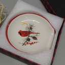 Christmas Spoon Rest - Cardinal Christmas Decorations, Red Christmas Decor Kitchen Utensils Holder for Stove Top, Affordable Christmas Gifts w Greeting Card - Ready Made Gift Boxes, Last Minute Gifts