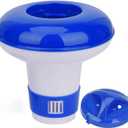 Floating Mini Spa Chemical Dispenser, Chlorine/Bromine Tablet Floater for 1 Inch Tablets, Idea for Spa, Hot Tub &,Fountain, Inflatable & Above-Ground Pools (Small)