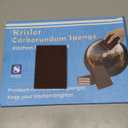 Carborundum Sponge Nano Emery Sponges Caspian Stone Pot Clean Brush Rust Eraser Grit Scouring Pads Pot Cleaning Pads with Carborundum Washing Kitchen Cleaner Tool 8pc (0.4 Inch (Pack of 8))