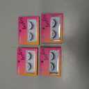 Andrea Strip Lash False Eyelashes Style 105 - Black, Lightweight, Reusable Natural Lashes for Everyday or Glam Looks, Pack Of 4