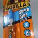 Gorilla Super Glue Tube, 3 Gram, Clear, (Pack of 1)