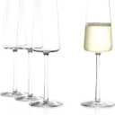 Stlzle Lausitz Champagne Glasses Power 4-Piece Set 8 oz Elegant Flutes Ideal for Prosecco & Sparkling Wine Crystal Champagne Glasses Dishwasher- & Shockproof