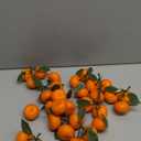 Mini 5 Clusters Artificial Orange Fake Orange Simulation Mini Orange Plastic Fruits for Decoration Simulation Fruits Artificial Citrus Model Props for Wedding Home Party Kitchen Decor(15Pcs)